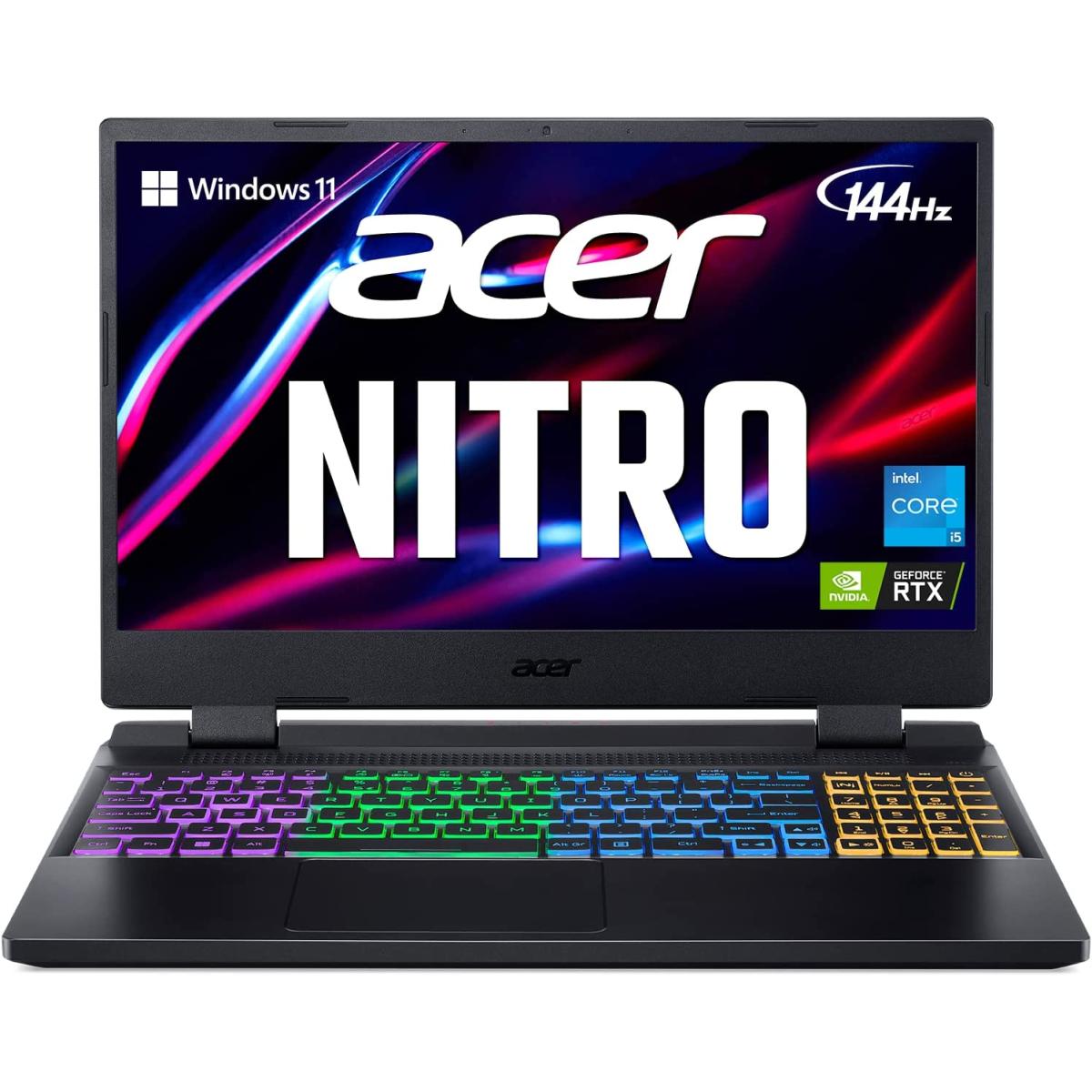 Acer Nitro ANV5 15 i5 /RTX 3050 – 13th‑Gen Intel® Core™ i5‑13420H, RTX 3050 6 GB, 15.6″ FHD 144 Hz Gaming Laptop