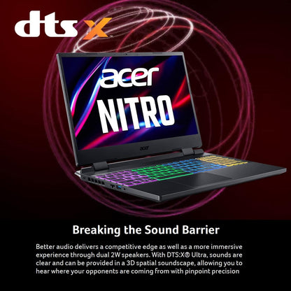 Acer Nitro ANV5 15 i5 /RTX 3050 – 13th‑Gen Intel® Core™ i5‑13420H, RTX 3050 6 GB, 15.6″ FHD 144 Hz Gaming Laptop