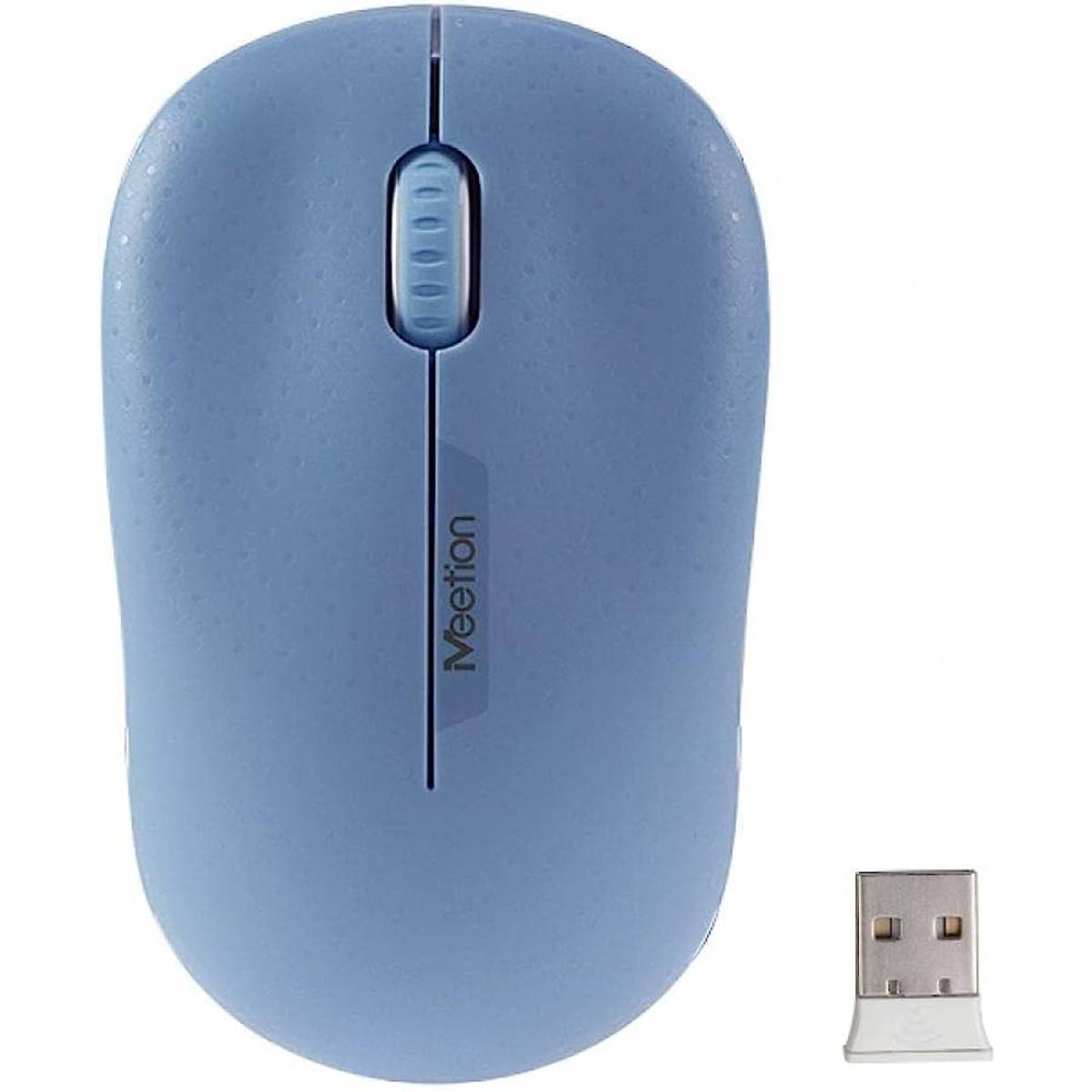 ماوس MeeTion MT-R545 اللاسلكي البصري بمنفذ USB للكمبيوتر بتردد 2.4 جيجاهرتز