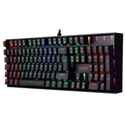 Redragon K551 MITRA Mechanical Gaming Keyboard – Blue Switches & Red LED