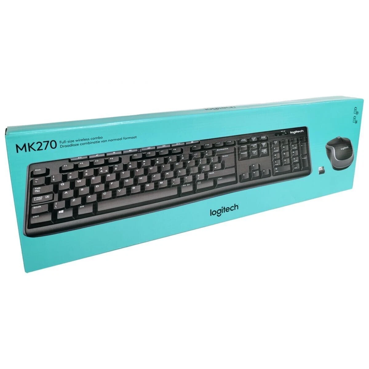 Logitech MK270 Wireless Keyboard & Mouse Combo – Silent & Reliable