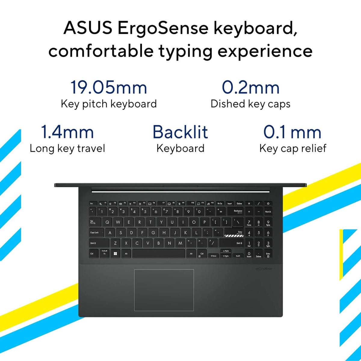 NEW Laptop ASUS Vivobook Go 15 | Intel® Core™ i3-N305 Processor, 8G Ram , 512GB SSD, 15.6-inch FHD (1920 x 1080) IPS-level Panel - Mixed Black