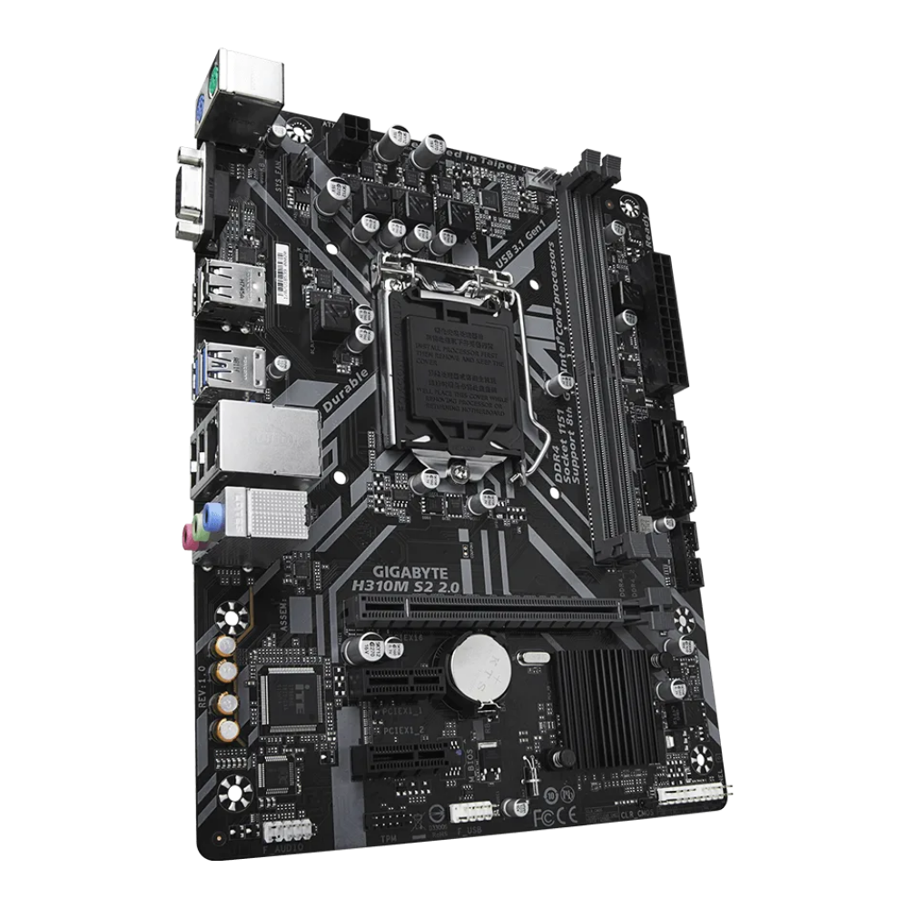 GIGABYTE H310M S2 2.0 DDR4 LGA1151 Motherboard | Alsamman for Computer
