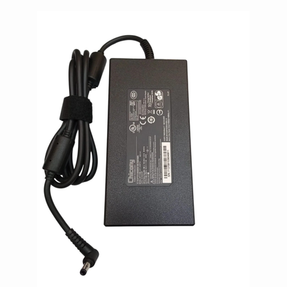 MSI 240W gaming laptop charger with 20V 12A output, 4.5x3.0mm charging connector and 100-240V AC input